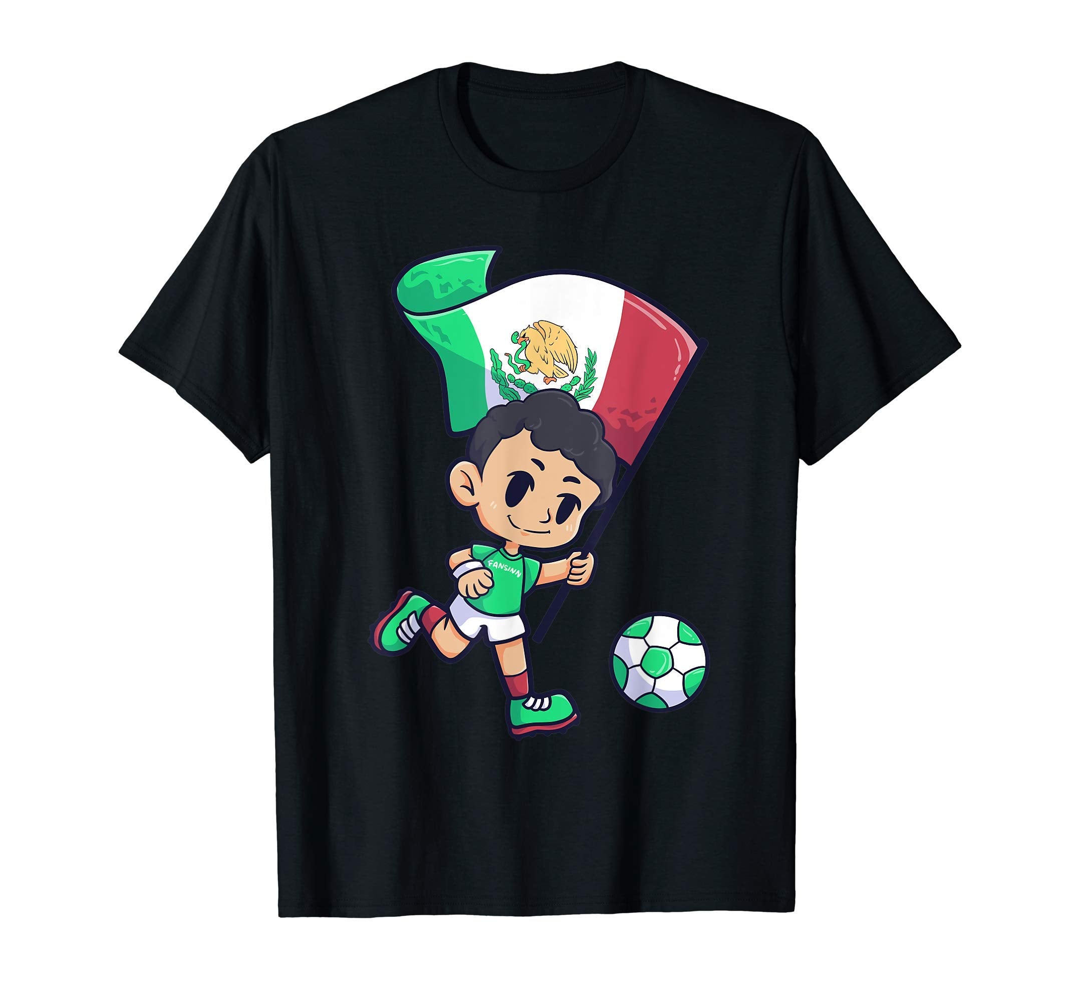 Mexico Soccer Flag Young Child Sport T-Shirt - Aesthetic Graphic Men Women - T-Shirt, Sweatshirt, Hoodie