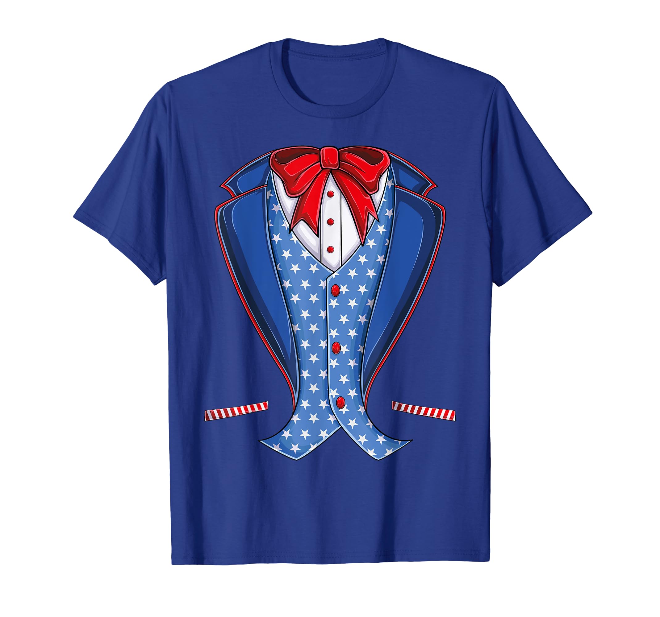 Uncle Sam Costume Hat Usa Flag Fourth T-Shirt - Novelty Apparel for Adults - T-Shirt, Sweatshirt, Hoodie