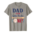 Mens Dad Daddy First Birthday Little Rookie T-Shirt - Graphic Print Unisex - T-Shirt, Sweatshirt, Hoodie