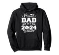 Proud Dad 2024 Senior Funny Hockey Hoodie - Custom Art Print for Adults - T-Shirt, Sweatshirt, Hoodie