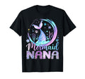 Mermaid Nana Funny Birthday Party Family T-Shirt - Graphic Print Unisex - T-Shirt, Sweatshirt, Hoodie