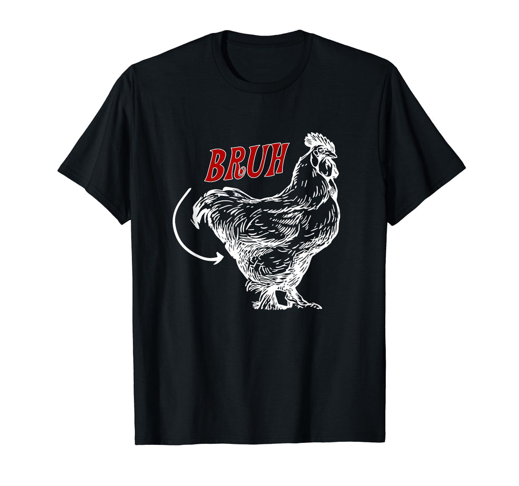 Bruh Guess What Chicken Butt Dad T-Shirt - Aesthetic Graphic for Adults - T-Shirt, Sweatshirt, Hoodie