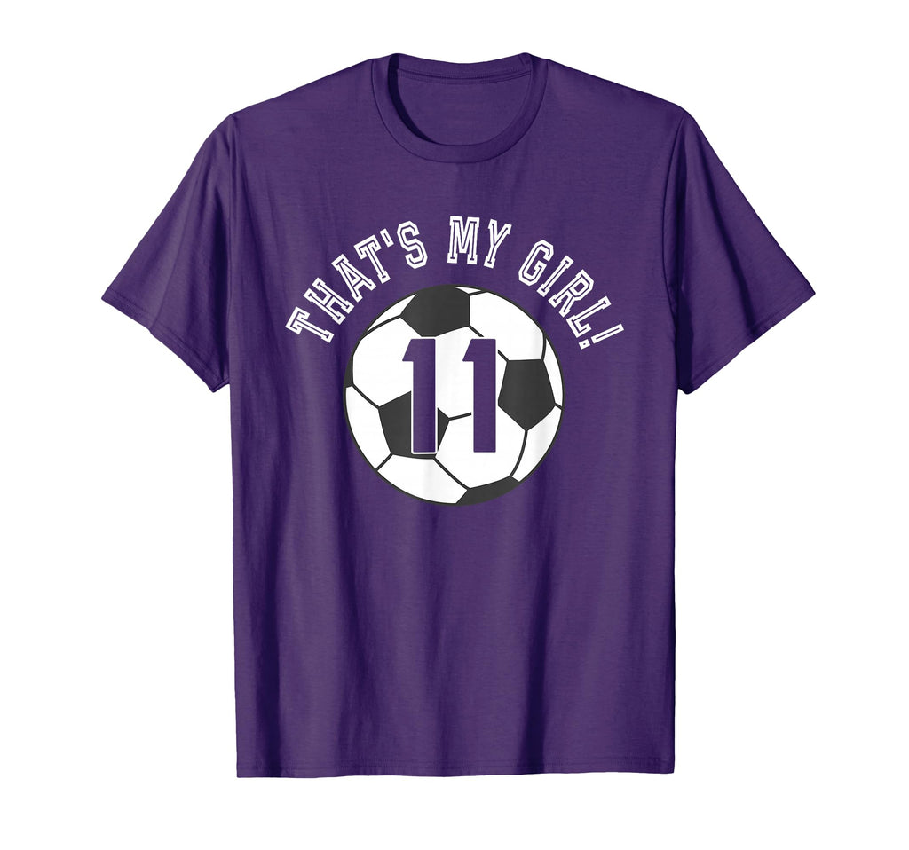 Thats My 11 Soccer Ball Player Coach T-Shirt - Minimalist Print for Adults - T-Shirt, Sweatshirt, Hoodie