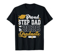 Proud Step Dad 2026 Graduate T-Shirt - Casual Everyday Wear for Adults - T-Shirt, Sweatshirt, Hoodie