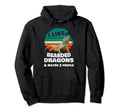 I Like Bearded Dragon And Maybe 3 Hoodie - Trendy Graphic for Adults - T-Shirt, Sweatshirt, Hoodie