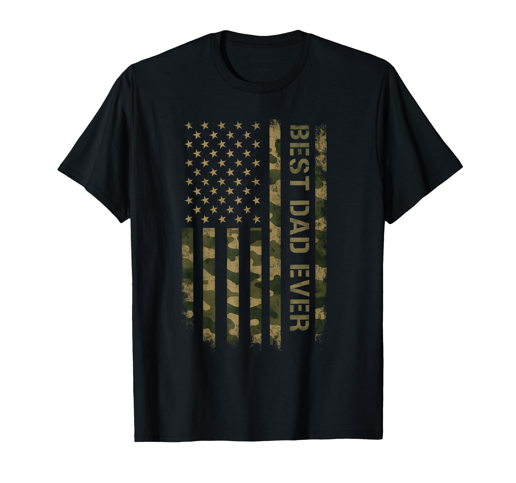 Best Dad Ever American Flag Fathers Day T-Shirt - Unique Graphic Unisex - T-Shirt, Sweatshirt, Hoodie