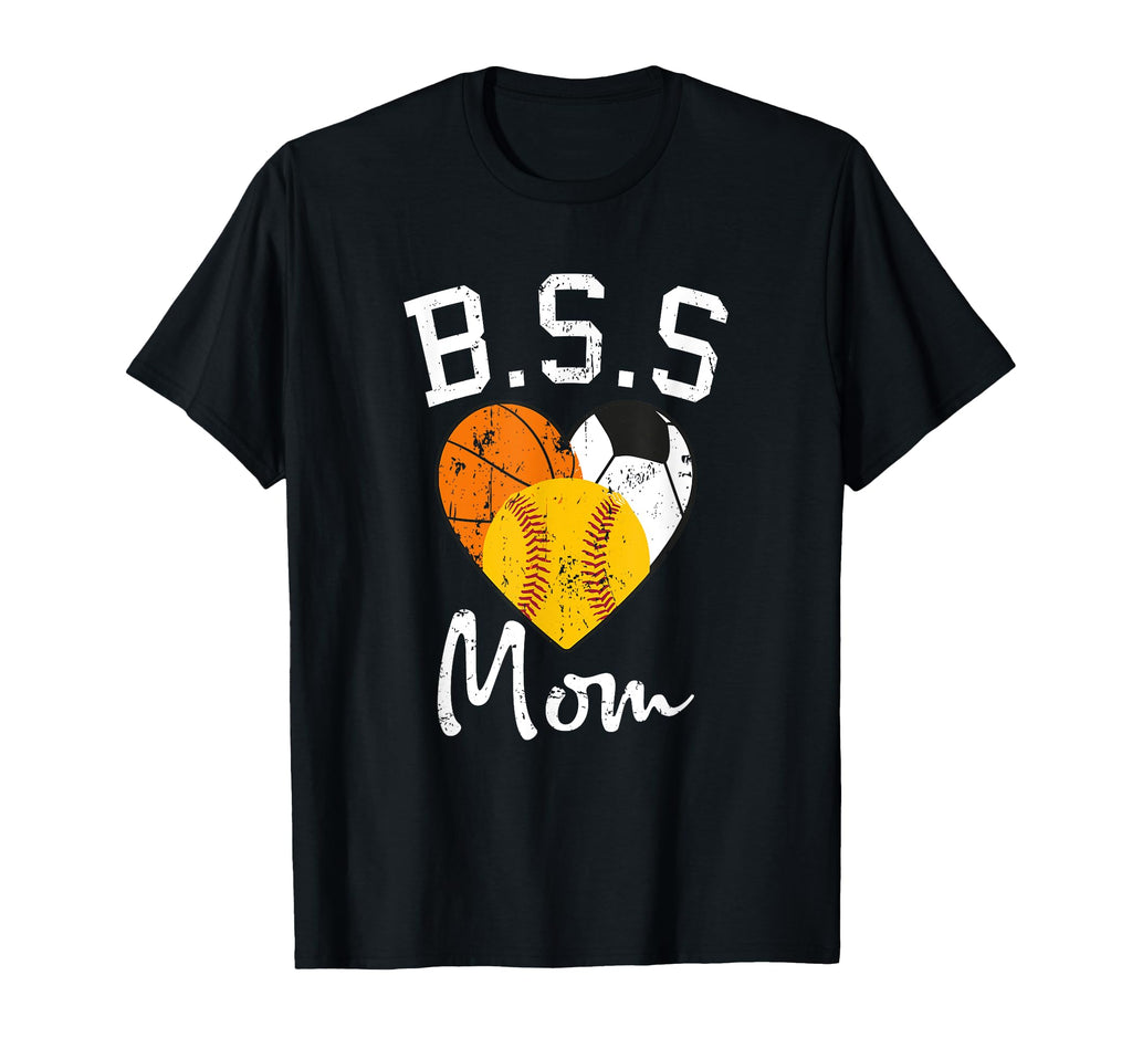 Basketball Soccer Softball Mom T-Shirt - Aesthetic Graphic for Adults - T-Shirt, Sweatshirt, Hoodie