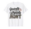 Baseball And Soccer Aunt Both Nephew T-Shirt - Custom Art Print for Adults - T-Shirt, Sweatshirt, Hoodie