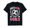 Just Goals Soccer Team Sport T-Shirt - Casual Everyday Wear for Adults - T-Shirt, Sweatshirt, Hoodie
