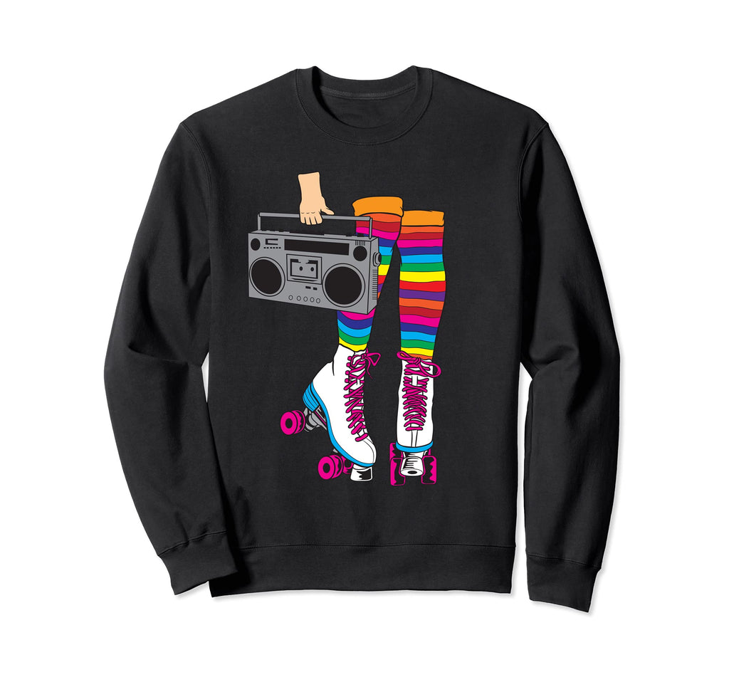 Rollerskates Funny 80S Roller Disco Sweatshirt - Streetwear Style Unisex - T-Shirt, Sweatshirt, Hoodie
