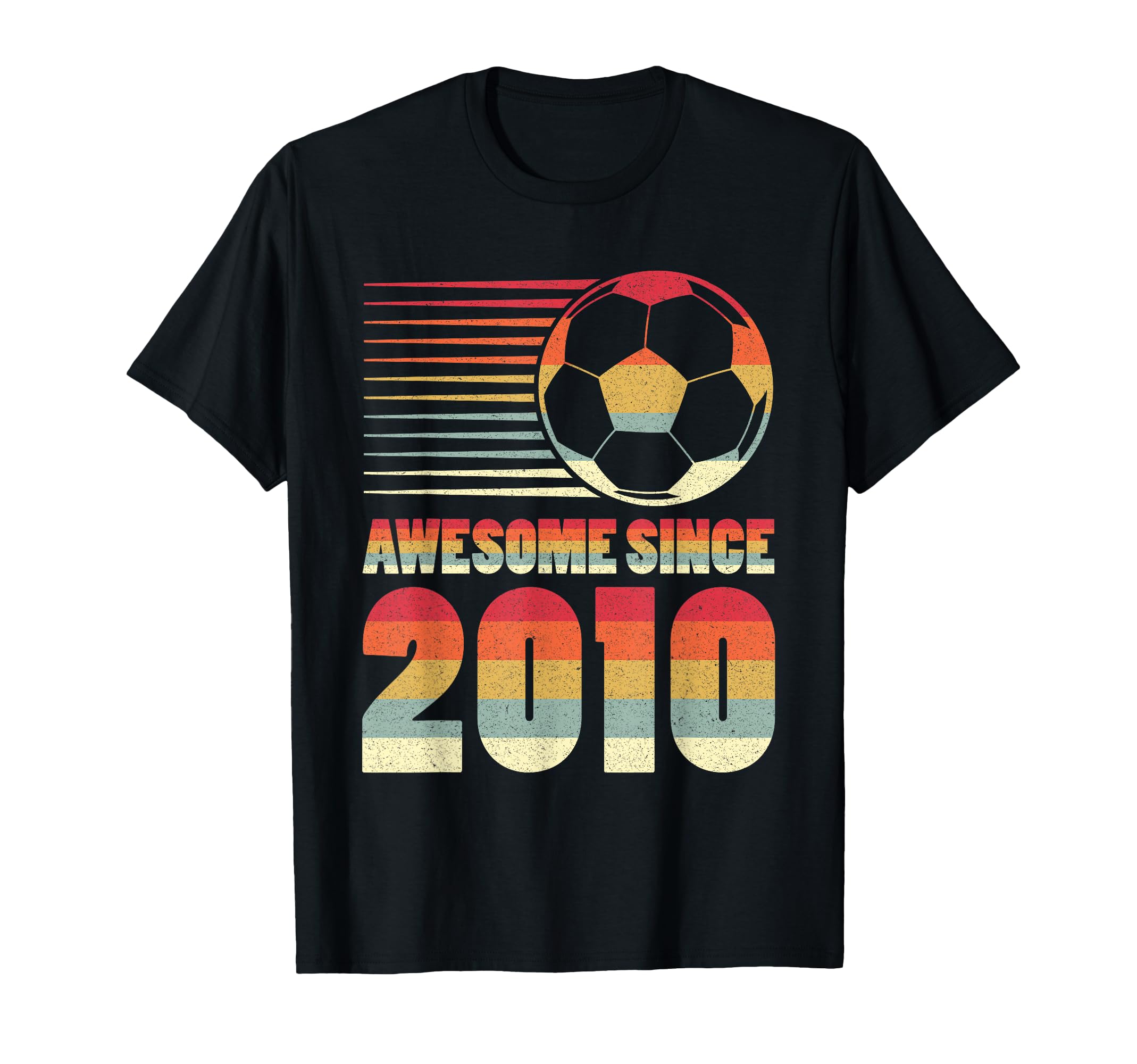 Awesome Since 2010 Soccer 16Th Birthday T-Shirt - Trendy Graphic Men Women - T-Shirt, Sweatshirt, Hoodie
