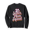 Mothers Day Sport Soccer Mom Squad Sweatshirt - Trendy Graphic for Adults - T-Shirt, Sweatshirt, Hoodie