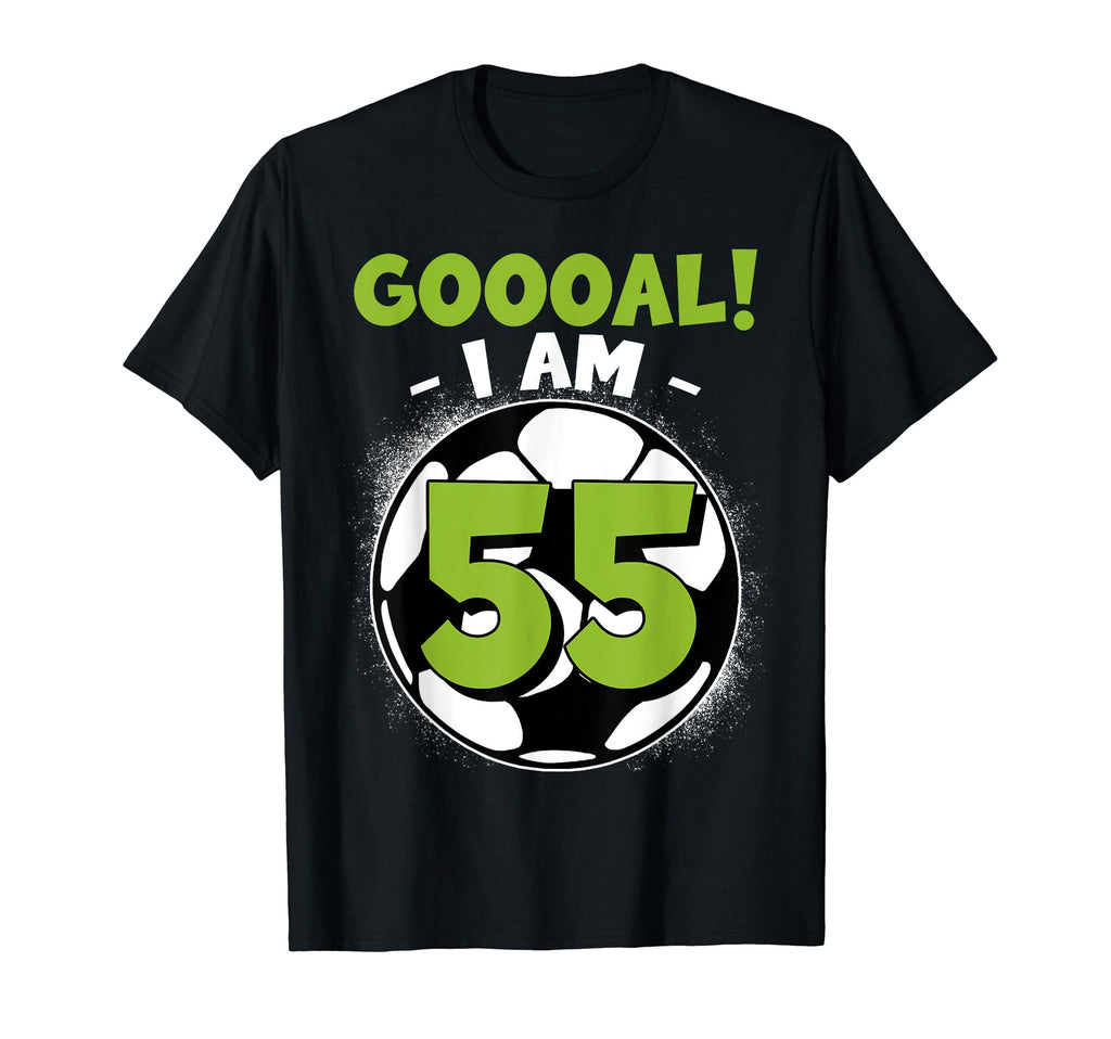 55 Year Old Birthday Soccer Themed T-Shirt - Trendy Graphic Men Women - T-Shirt, Sweatshirt, Hoodie