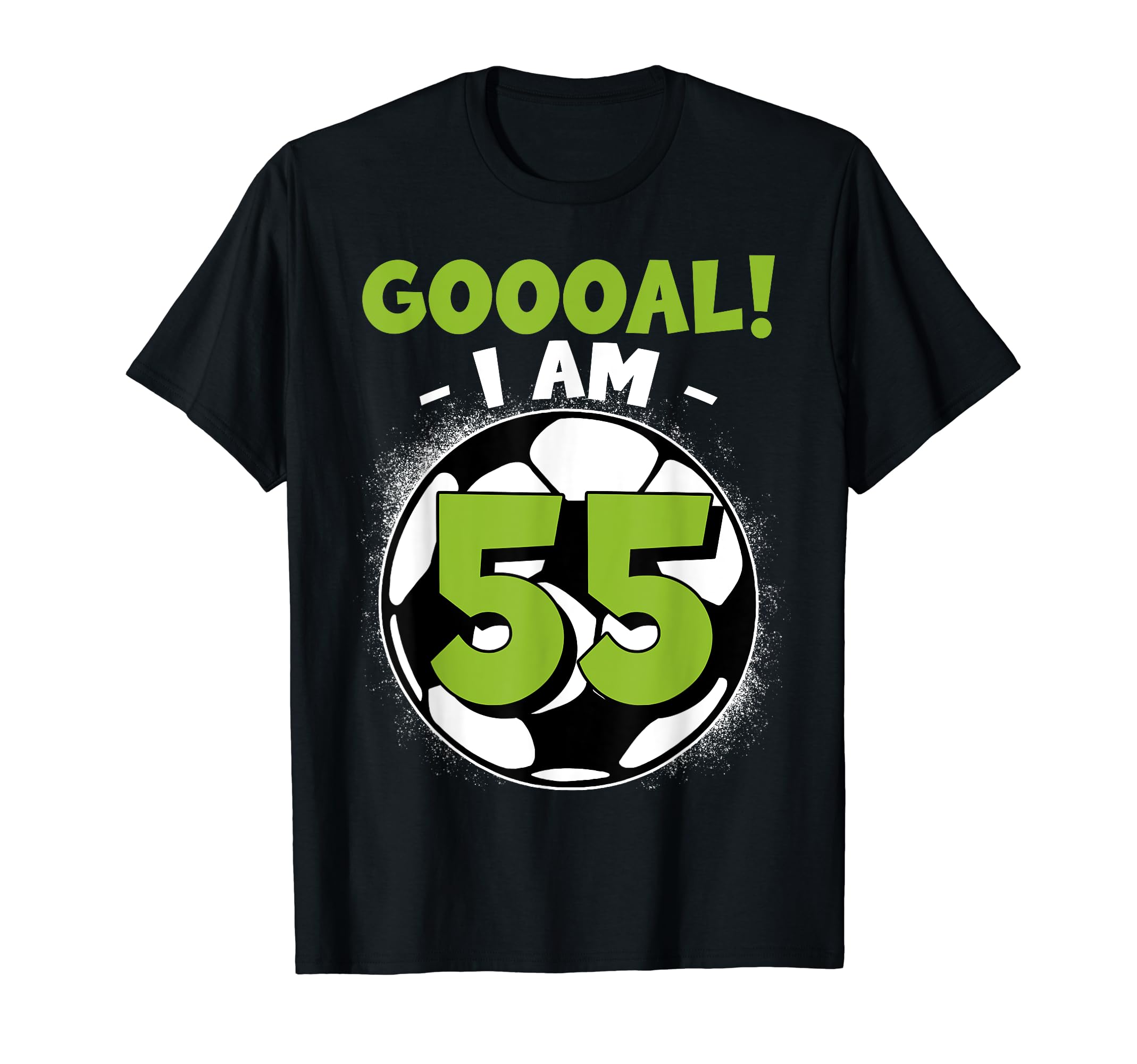 55 Year Old Birthday Soccer Themed T-Shirt - Trendy Graphic Men Women - T-Shirt, Sweatshirt, Hoodie