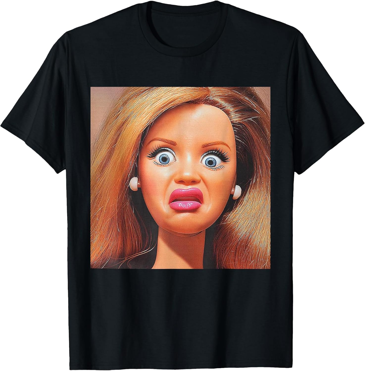 Funny Disgusting Doll face Meme Hilarious Sarcastic - Adult & Kids T-Shirts, Sweatshirts & Hoodies apparel design preview 1