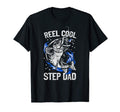Step Dad Fishing Reel Step Dad Funny T-Shirt - Graphic Print for Adults - T-Shirt, Sweatshirt, Hoodie