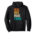 Twin Dad Father Twins Twin Parents Hoodie - Minimalist Print Unisex - T-Shirt, Sweatshirt, Hoodie