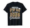 Proud Step Dad Class 2026 Graduate T-Shirt - Fun Novelty Design for Adults - T-Shirt, Sweatshirt, Hoodie