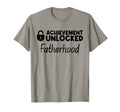 Achievement Unlocked Fatherhood Gamer T-Shirt - Trendy Graphic Unisex - T-Shirt, Sweatshirt, Hoodie