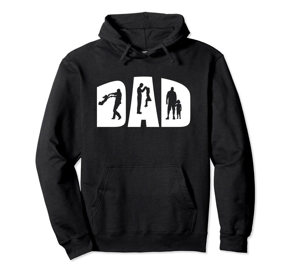 Dad And Daughter Proud Father Daddy Hoodie - Novelty Apparel for Adults - T-Shirt, Sweatshirt, Hoodie
