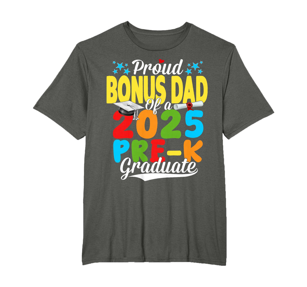 Funny Proud Bonus Dad Class 2025 T-Shirt - Aesthetic Graphic for Adults - T-Shirt, Sweatshirt, Hoodie