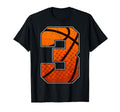 Basketball Birthday 3 Three Year Old Or T-Shirt - Graphic Print Unisex - T-Shirt, Sweatshirt, Hoodie