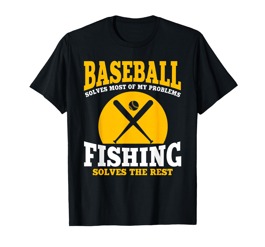 Funny Baseball And Fishing Outfit Love T-Shirt - Unique Graphic Men Women - T-Shirt, Sweatshirt, Hoodie
