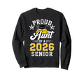 Proud Aunt 2026 Senior Softball Sweatshirt - Fun Novelty Design Men Women - T-Shirt, Sweatshirt, Hoodie