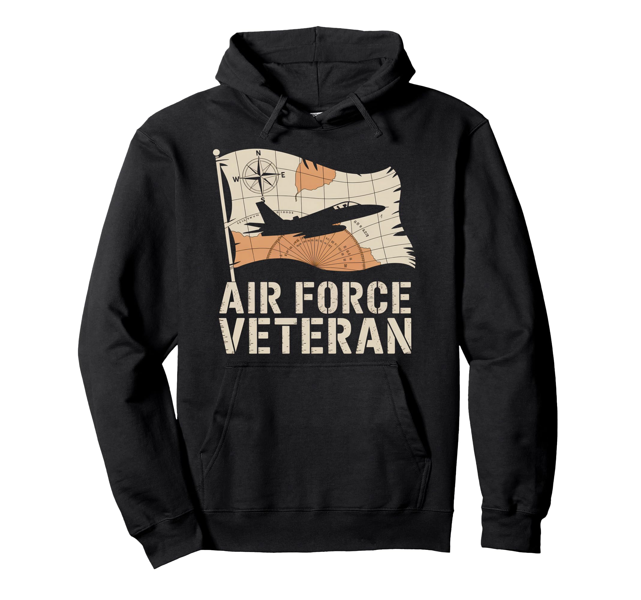 Air Force Veteran Us American Flag Hoodie - Aesthetic Graphic for Adults - T-Shirt, Sweatshirt, Hoodie