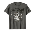 Raccoon Feral Baseball Mom Trash T-Shirt - Custom Art Print Men Women - T-Shirt, Sweatshirt, Hoodie