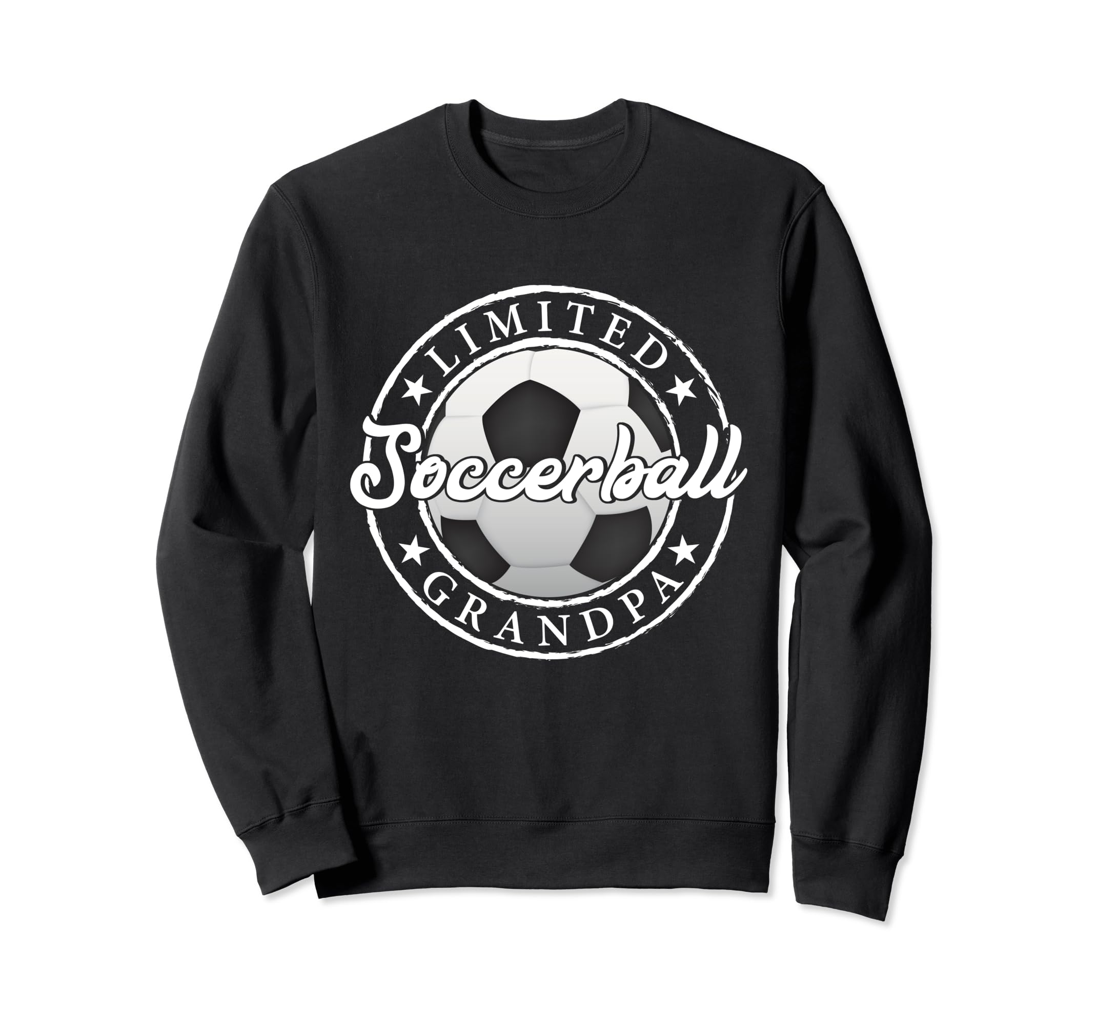 Soccer Ball Grandpa Funny Fathers Day Sweatshirt - Unique Graphic Unisex - T-Shirt, Sweatshirt, Hoodie