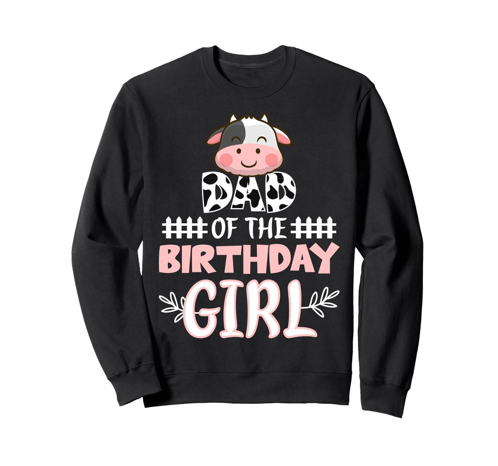 Dad Birthday Farming Cow Matching Sweatshirt - Minimalist Print Unisex - T-Shirt, Sweatshirt, Hoodie