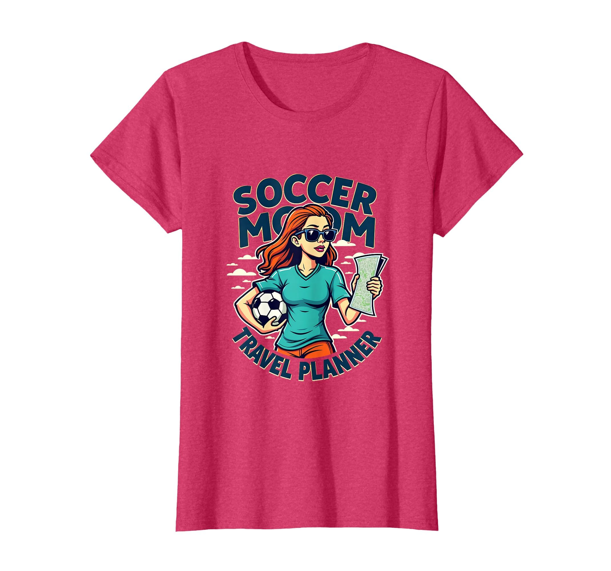 Soccer Mom Travel Planner T-Shirt - Streetwear Style for Adults - T-Shirt, Sweatshirt, Hoodie