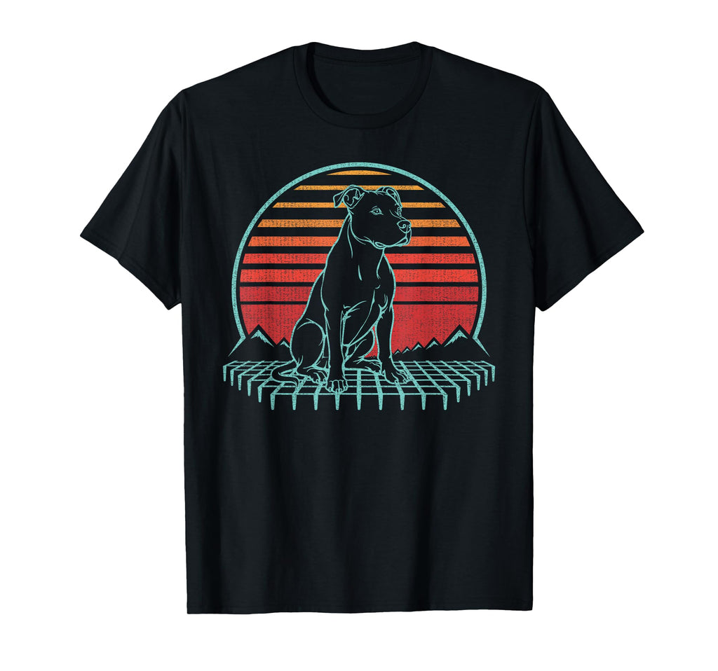 Pitbull Lover Dog Owner 80S T-Shirt - Casual Everyday Wear for Adults - T-Shirt, Sweatshirt, Hoodie