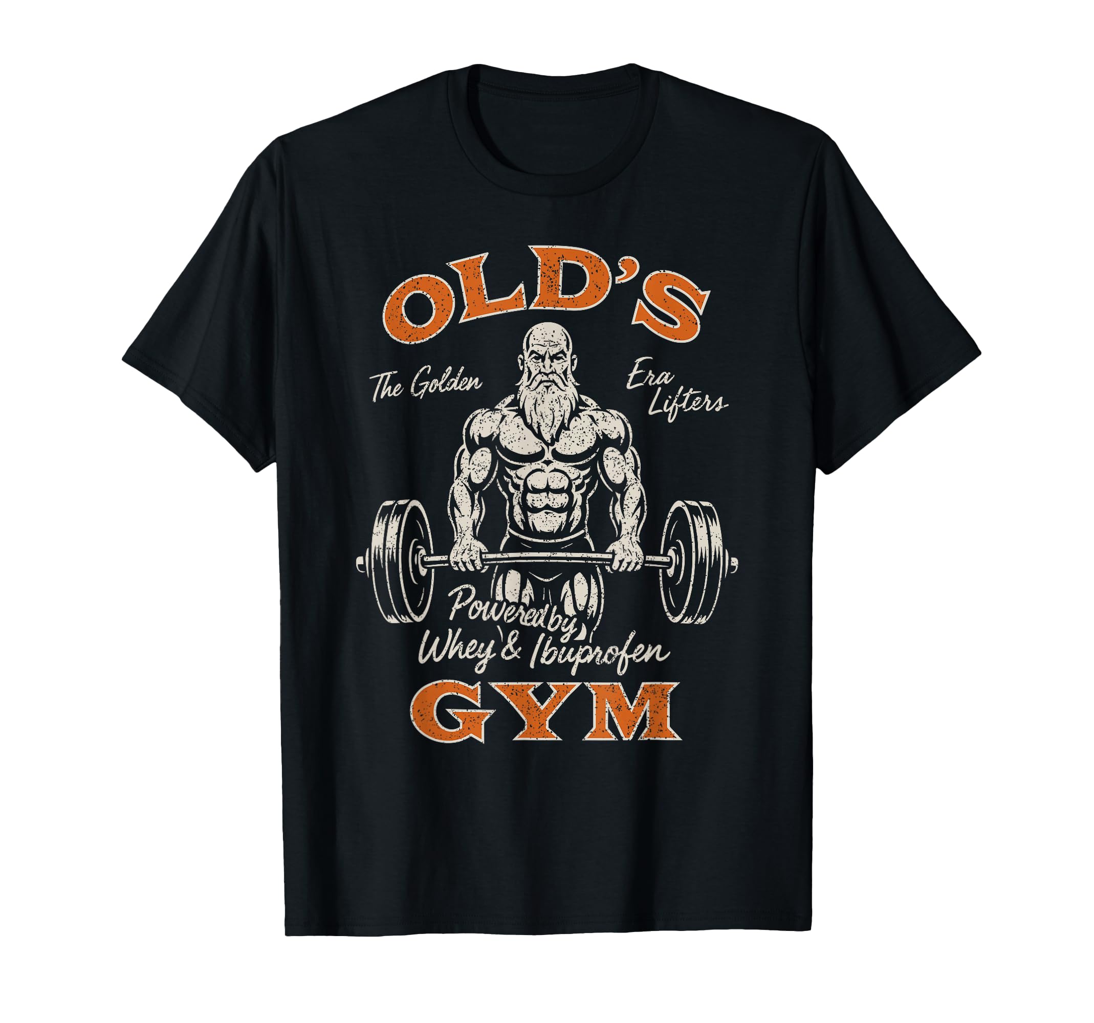 Olds Gym Logo Workout Dad Grandpa T-Shirt - Novelty Apparel for Adults - T-Shirt, Sweatshirt, Hoodie