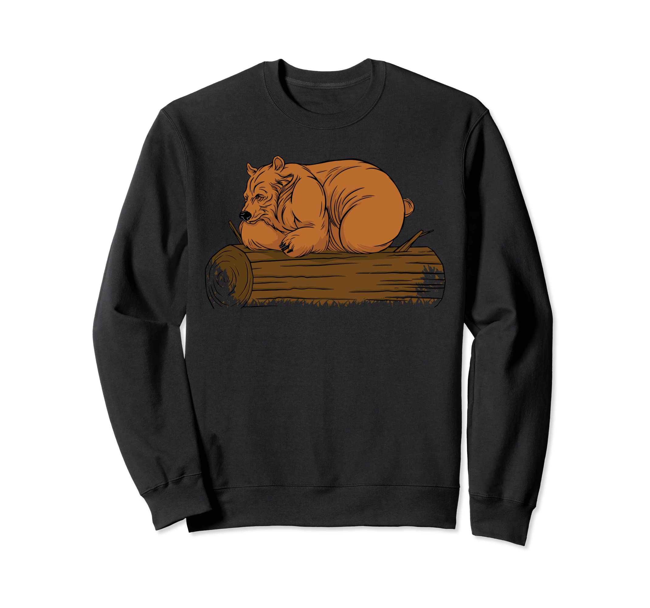 Brown Bears Tree Bear Motif Bear Sweatshirt - Unique Graphic for Adults - T-Shirt, Sweatshirt, Hoodie