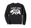 Bonus Papa Bear Best Stepfather Sweatshirt - Fun Novelty Design for Adults - T-Shirt, Sweatshirt, Hoodie