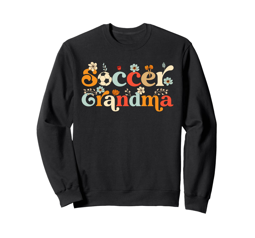 Soccer Grandma Wildflower Mothers Day Sweatshirt - Trendy Graphic Unisex - T-Shirt, Sweatshirt, Hoodie