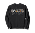 Soccer Grandson Leopard Funny Soccer Sweatshirt - Unique Graphic Men Women - T-Shirt, Sweatshirt, Hoodie