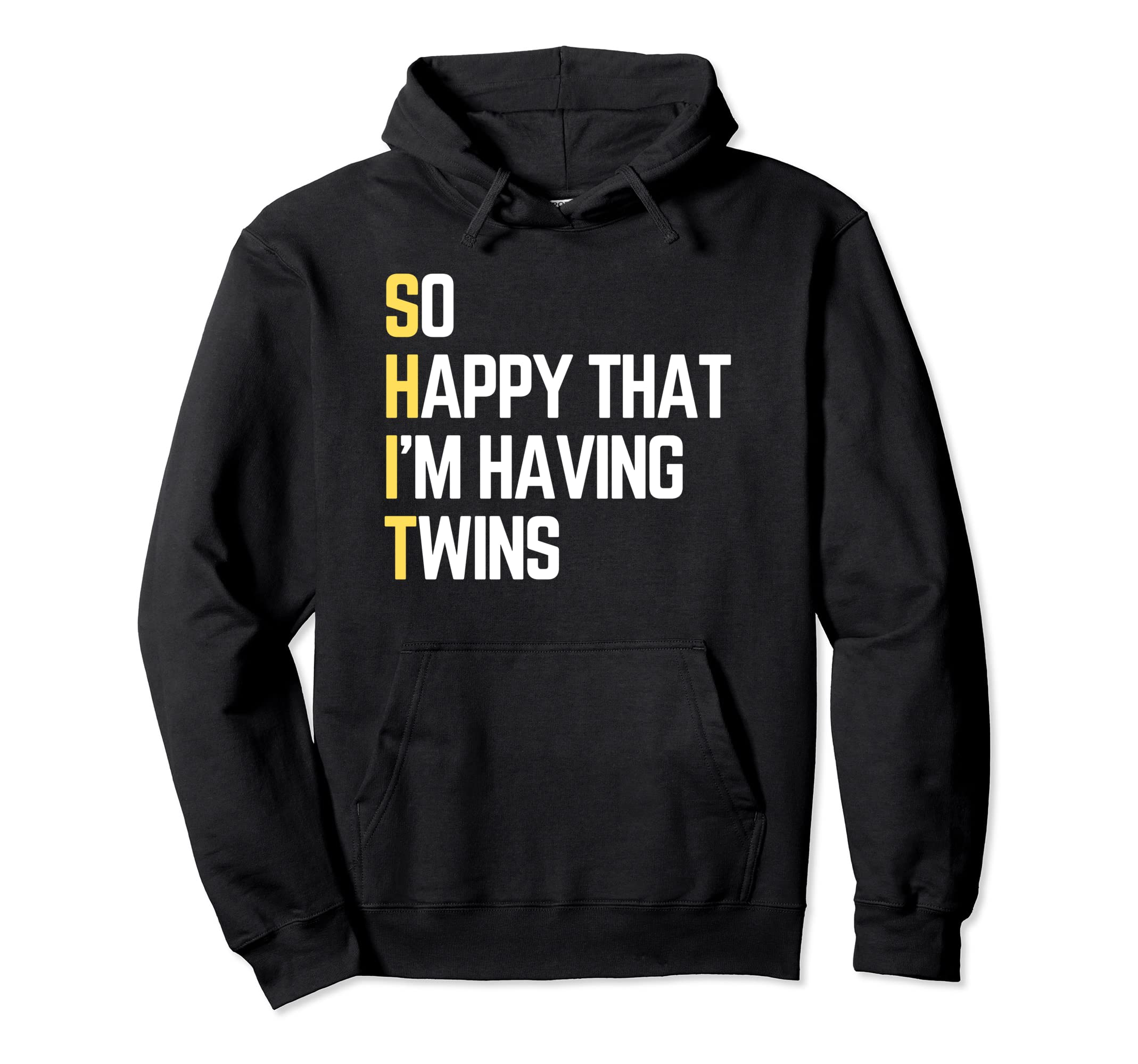 Funny Twins Dad Twin Daddy Expecting Hoodie - Minimalist Print Men Women - T-Shirt, Sweatshirt, Hoodie