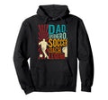 Soccer Coach Dad Superhero Father Legend Hoodie - Trendy Graphic for Adults - T-Shirt, Sweatshirt, Hoodie