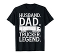 Fathers Day Husband Dad Trucker T-Shirt - Fun Novelty Design for Adults - T-Shirt, Sweatshirt, Hoodie