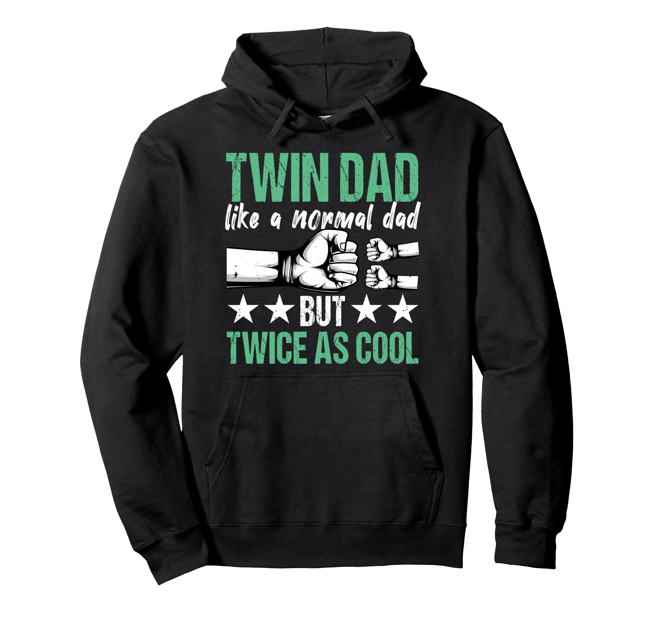 Twin Dad Father Twins Twin Parents Hoodie - Custom Art Print Men Women - T-Shirt, Sweatshirt, Hoodie