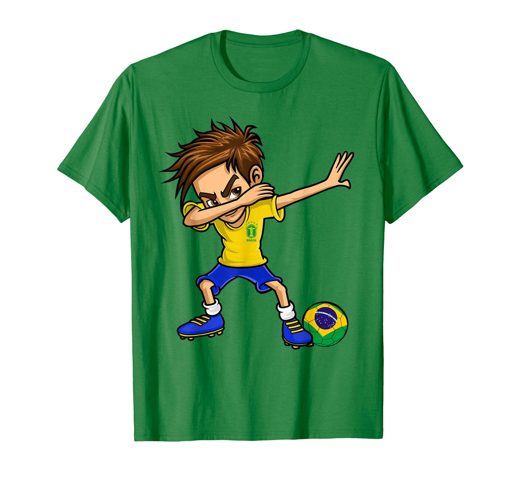 Brazil Soccer Jersey Dabbing T-Shirt - Casual Everyday Wear Unisex - T-Shirt, Sweatshirt, Hoodie