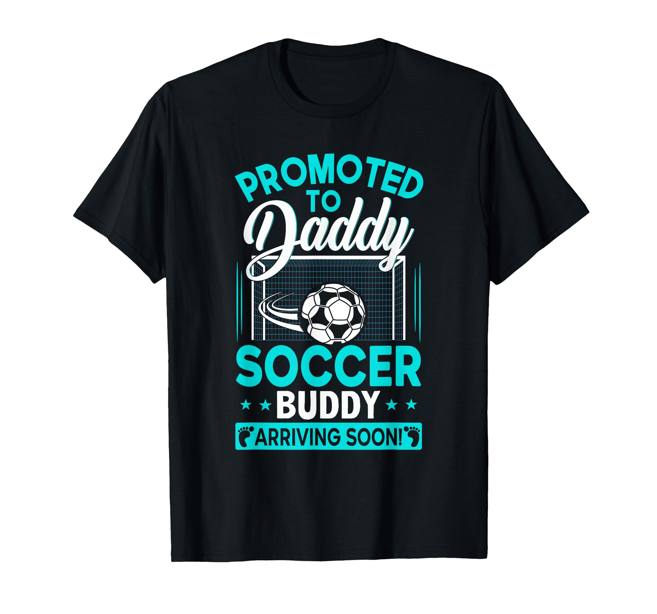 New First Time Dad To Be Soon Soccer Daddy T-Shirt - Graphic Print Unisex - T-Shirt, Sweatshirt, Hoodie