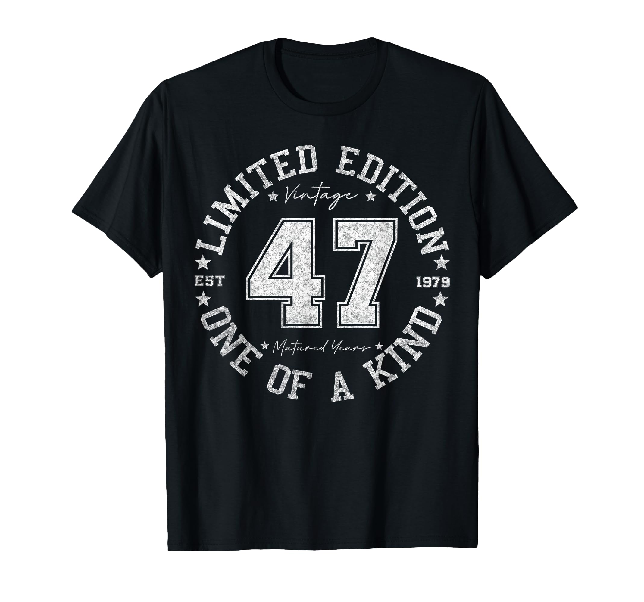 47 Year Old Gifts 1979 47Th Birthday T-Shirt - Graphic Print for Adults - T-Shirt, Sweatshirt, Hoodie
