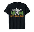 Reel Dad Bigfoot Fisherman Fishing T-Shirt - Aesthetic Graphic for Adults - T-Shirt, Sweatshirt, Hoodie