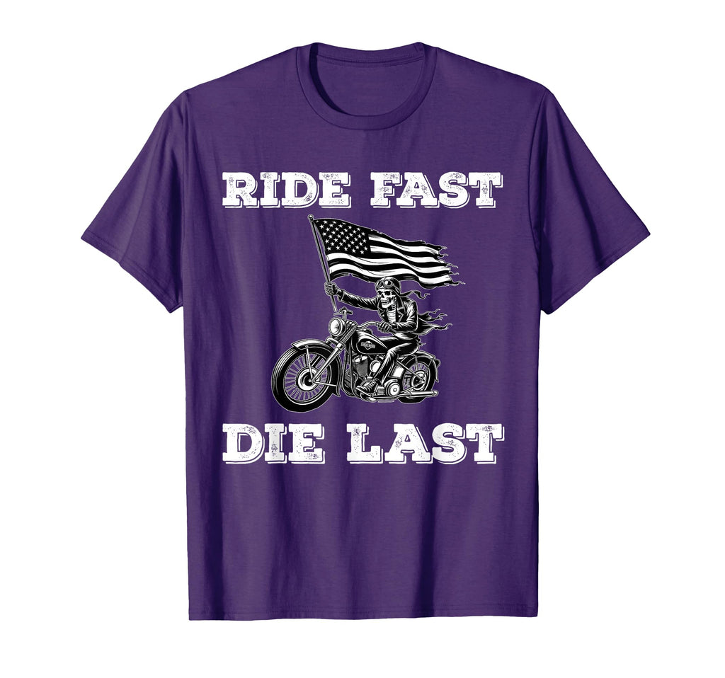 Skeleton Biker Motorcycle Dad Ride T-Shirt - Fun Novelty Design Unisex - T-Shirt, Sweatshirt, Hoodie