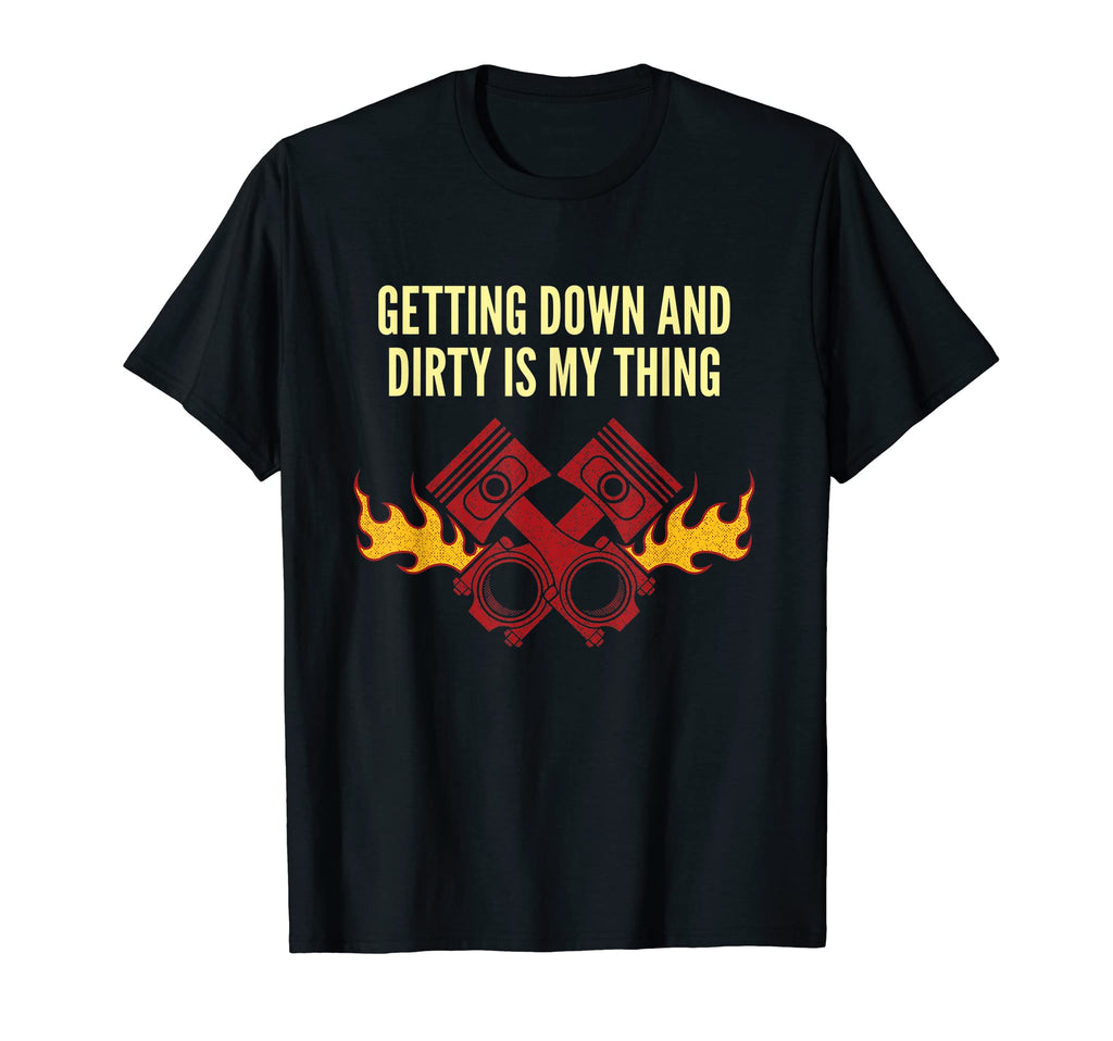 Getting Down And Dirty Dad Jokes T-Shirt - Unique Graphic Men Women - T-Shirt, Sweatshirt, Hoodie
