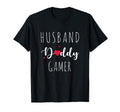 Husband Daddy Gamer Dad Mens Fathers T-Shirt - Novelty Apparel for Adults - T-Shirt, Sweatshirt, Hoodie